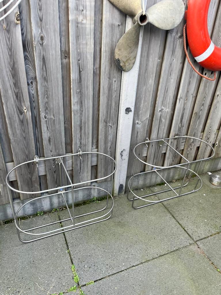 Set nieuwe ALLPA RVS fenderhouders 640x465, Watersport en Boten, Bootonderdelen, Ophalen of Verzenden, Zo goed als nieuw, Ankeren en Afmeren