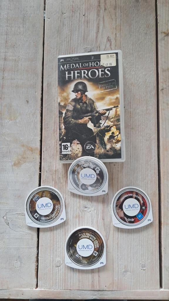 PSP Games - leuke collectie, Gebruikt, Shooter, 1 speler, Ophalen of Verzenden