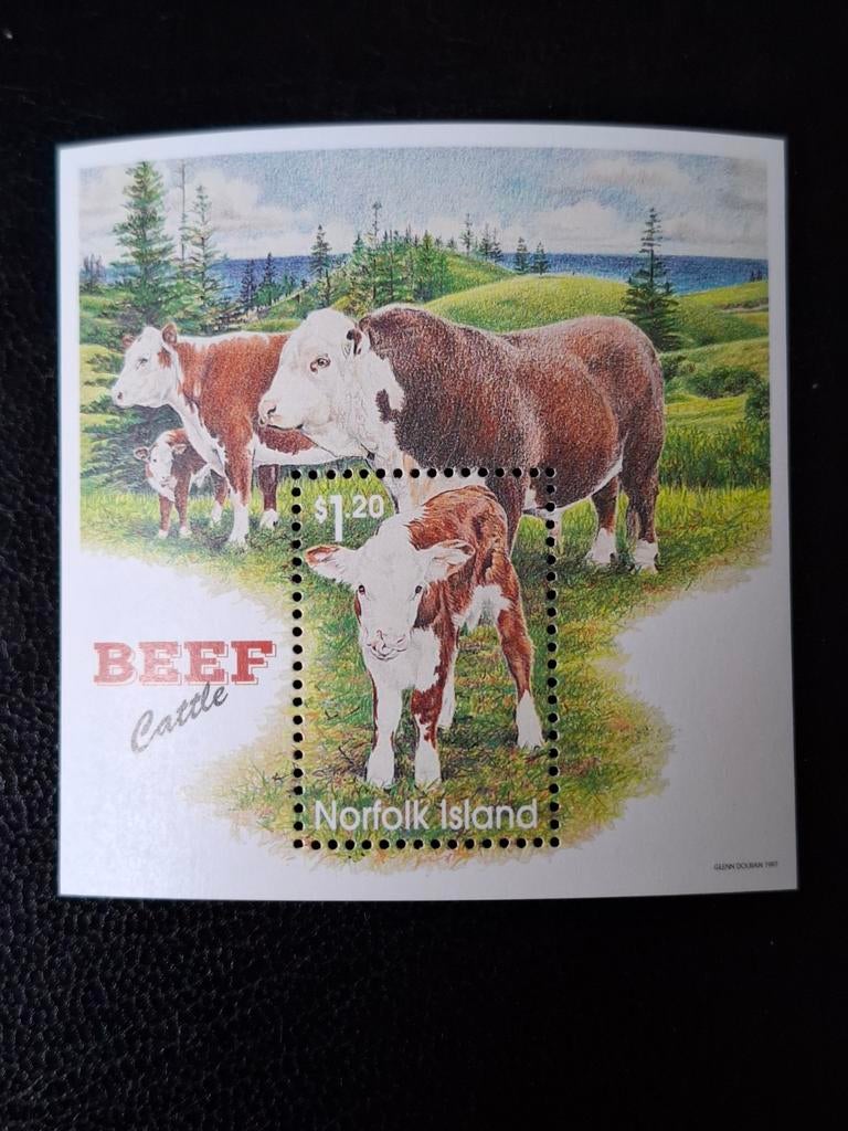 Norfolk Eiland 1997 Koeien, Ophalen of Verzenden, Postfris