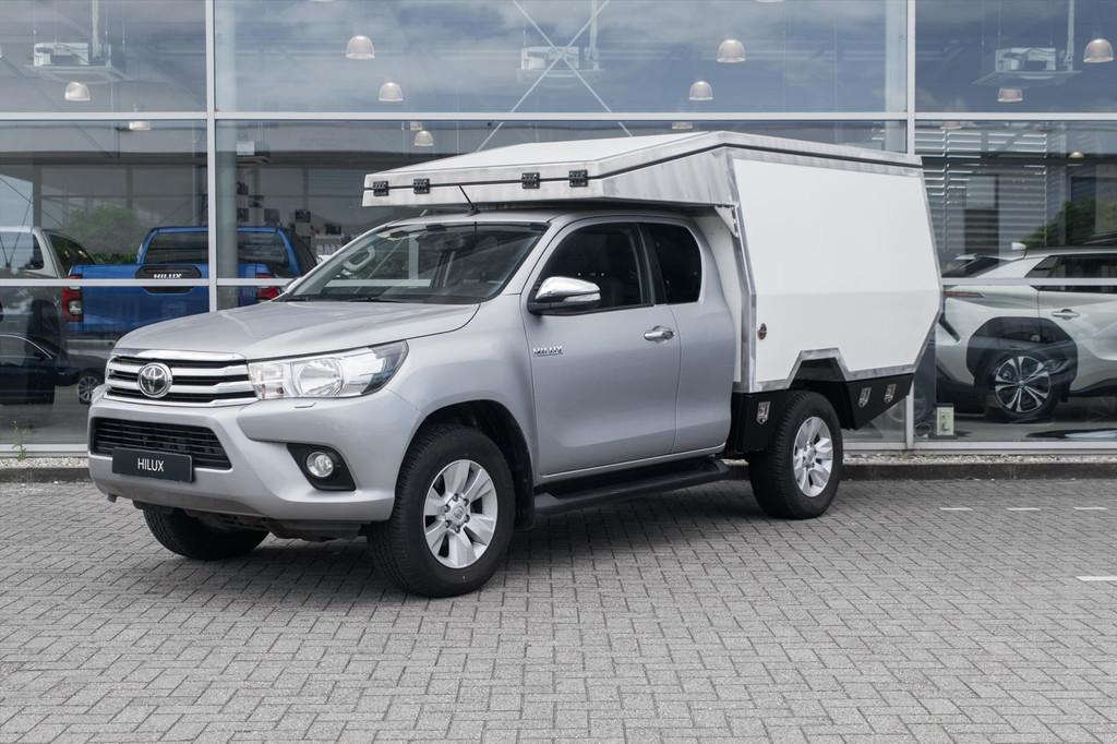 Toyota Hilux CAMPER UNIT CASCO, Auto's, Automaat, Stof, Gebruikt, 4 cilinders