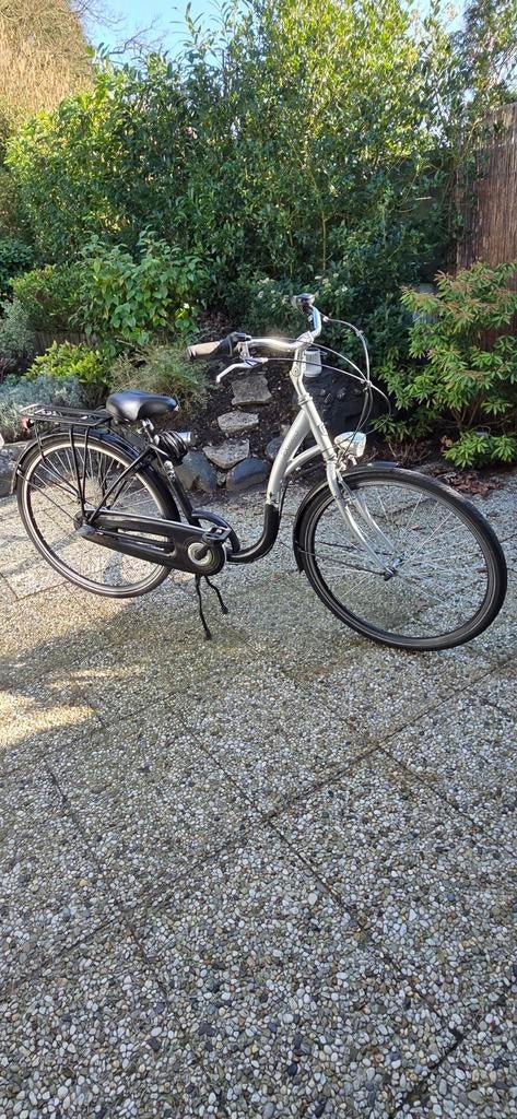 Nonna moederfiets, 3 versn., framemaat 50 cm, 28 inch, Fietsen en Brommers, Gebruikt, Versnellingen, 50 tot 53 cm, Ophalen