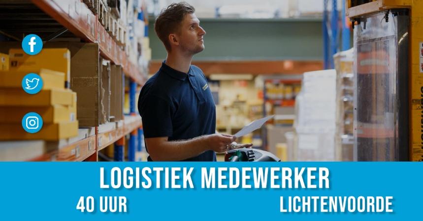 Logistiek Medewerker, 33 - 40 uur, LBO / VMBO, Tijdelijk contract