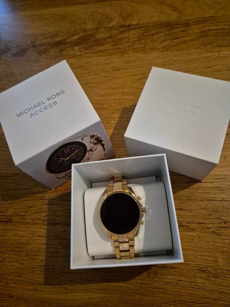 Micheal Kors smartwatch Gen6, Ophalen of Verzenden, Zo goed als nieuw, Roze, Android