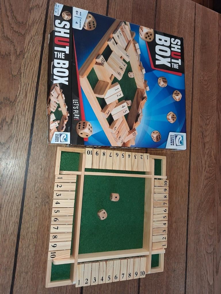 Shut the Box spel, Ophalen of Verzenden