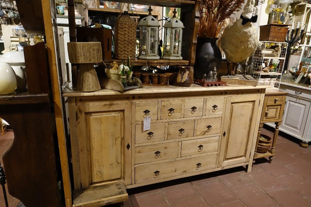 Blankhouten dressoir, Ophalen, Gebruikt, Met deur(en), 150 tot 200 cm