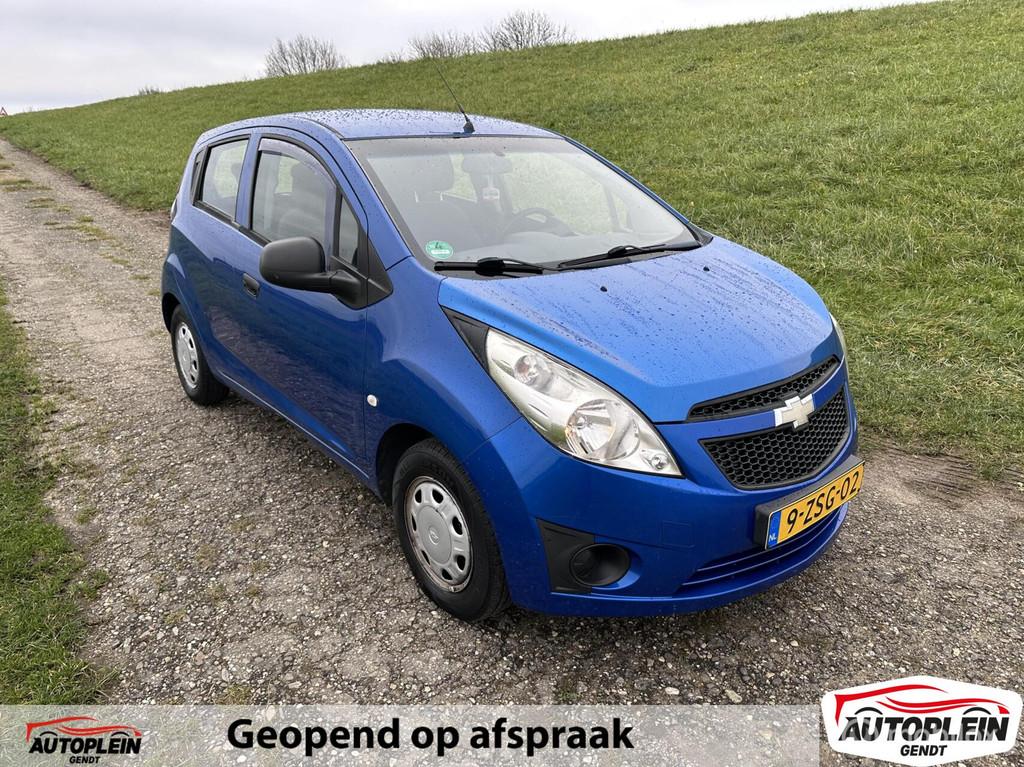 Chevrolet Spark 1.0 16V LE 1e eigenaar! Alle beurten gehad!, Auto's, Gebruikt, 4 cilinders, Blauw, 68 pk