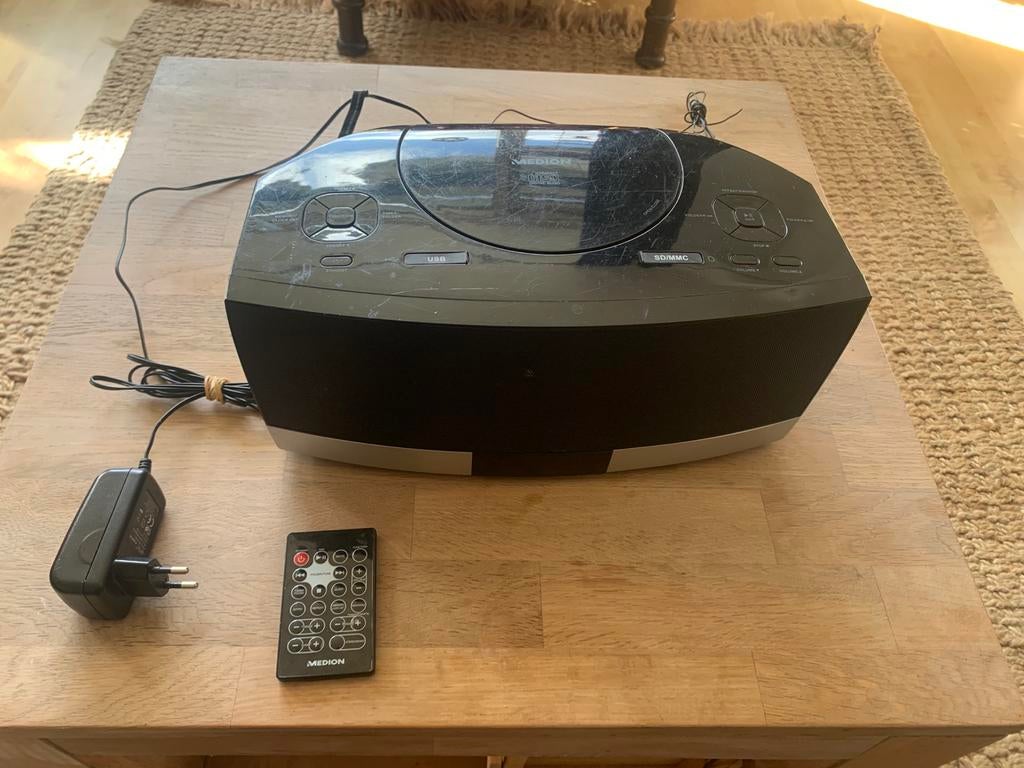Medion Microset met CD, USB, SD/MMC en Radio, Overige merken, Gebruikt, Ophalen of Verzenden, Microset