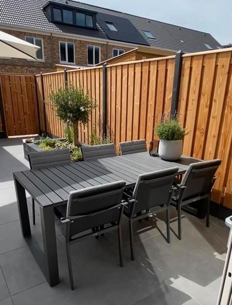 Lifestyle outdoor tuintafel 212/90 cm, Ophalen of Verzenden, Zo goed als nieuw, Aluminium
