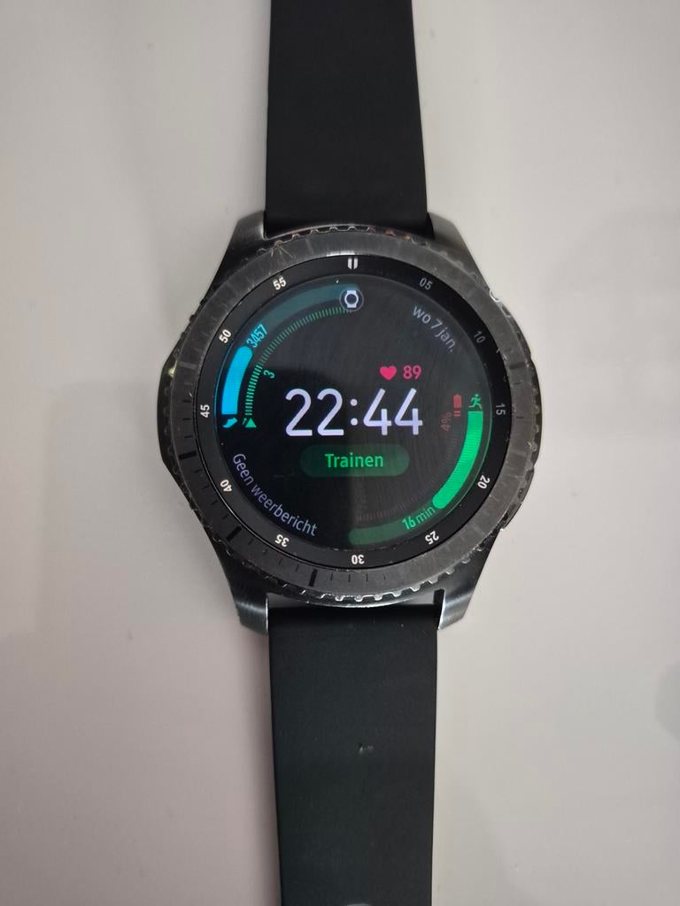 Samsung Gear S3 Frontier - Klassieke Smartwatch, Ophalen of Verzenden
