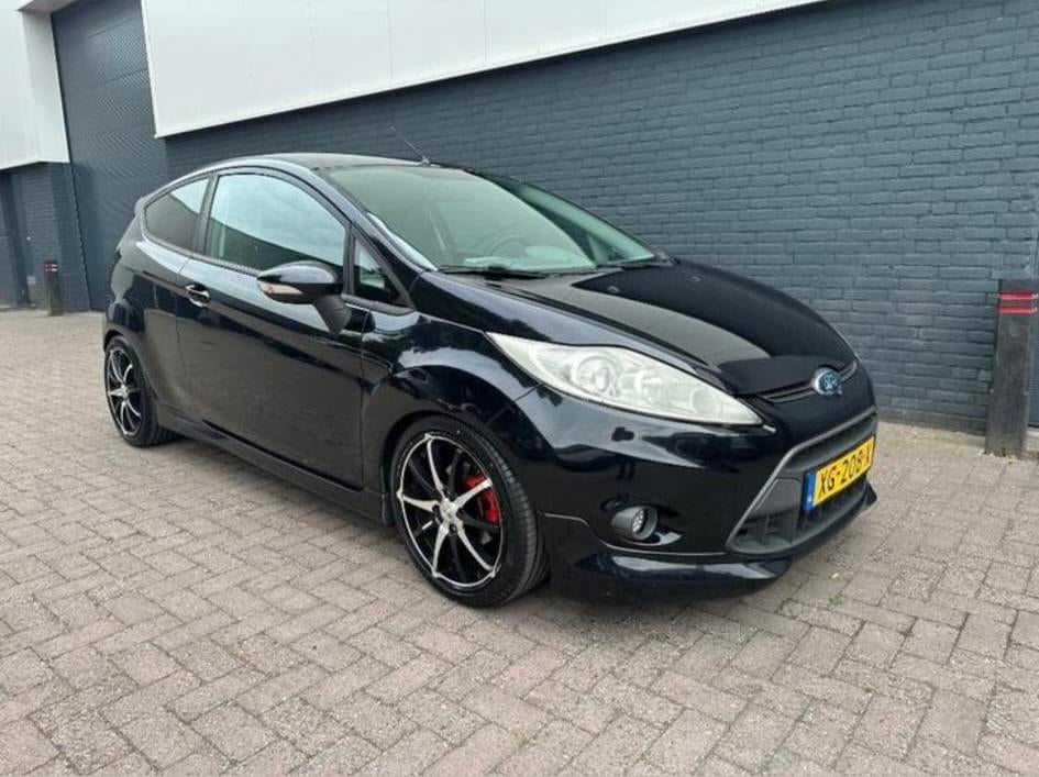 Ford Fiesta 1.6 SPORT ST GHIA 2009, Auto's, Ford, 1596 cc, 4 cilinders, Zwart, Leder