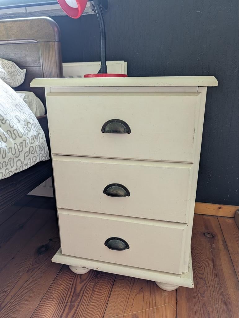 Nacht kastje met 3 lades - 38x43x60cm, Huis en Inrichting, Ophalen, Minder dan 45 cm