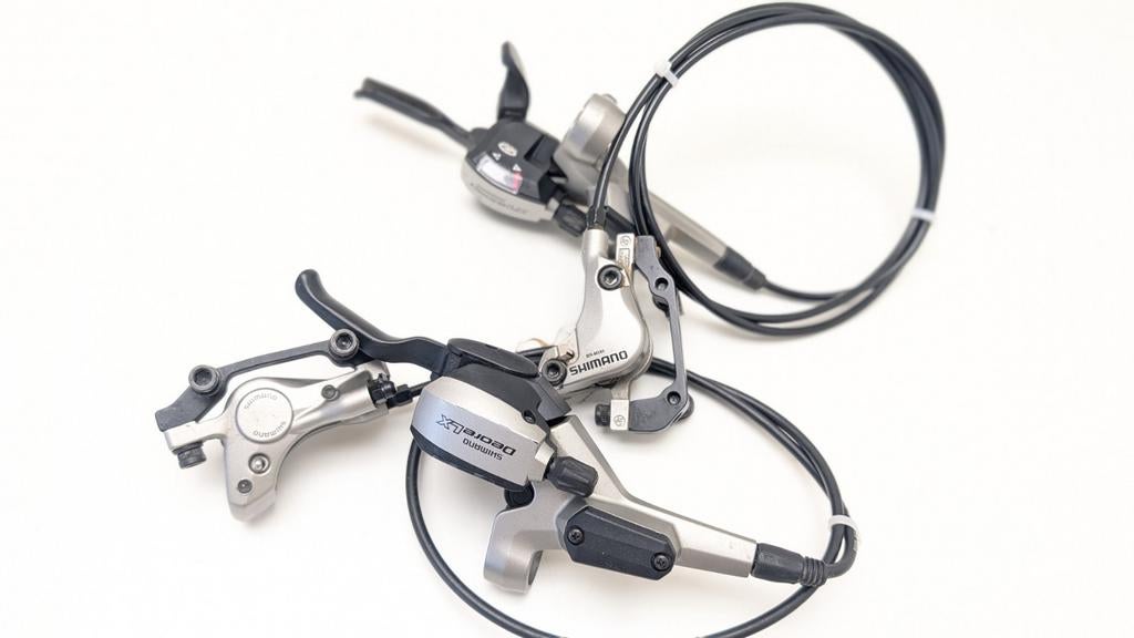 Shimano Deore LX dual control sti+hyd.rem, Fietsen en Brommers, Fietsonderdelen, Ophalen of Verzenden, Zo goed als nieuw