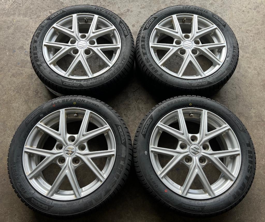 5x114,3 16 inch Suzuki Swift Sport Velgen + Nieuwe Banden, Ophalen, Gebruikt, 16 inch, Banden en Velgen