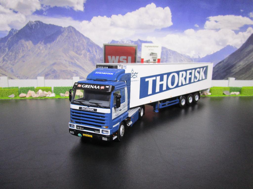 Wsi 01-4181 Scania R143 Streamline , Thorfisk, Ophalen, Nieuw, Bus of Vrachtwagen, Wsi