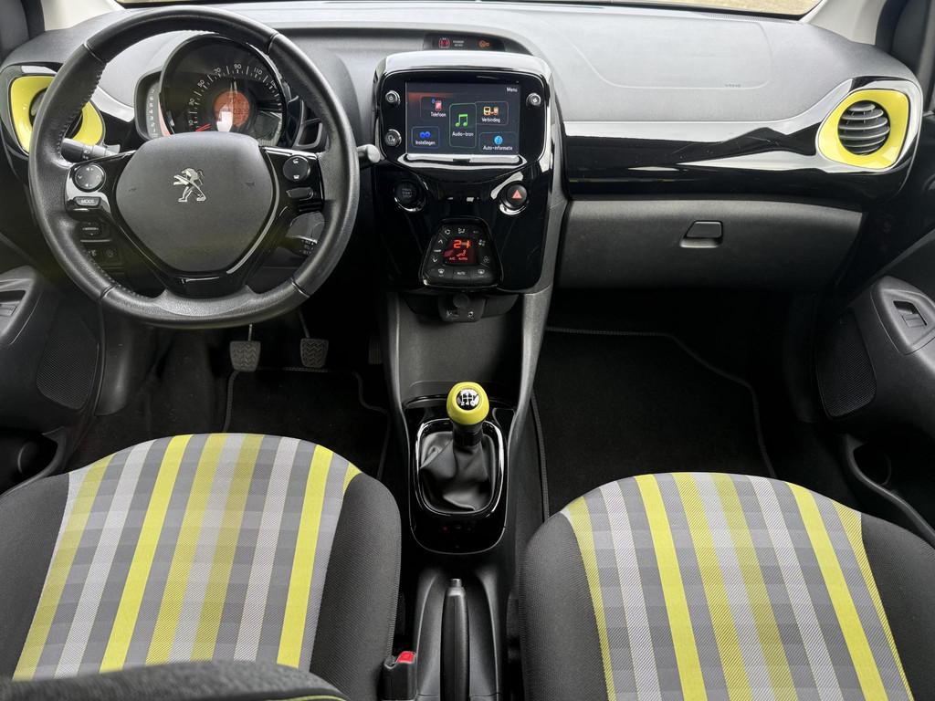 Peugeot 108 1.0 e-VTi Collection / All Seasonbanden / Camera, Voorwielaandrijving, Stof, Gebruikt, 4 stoelen
