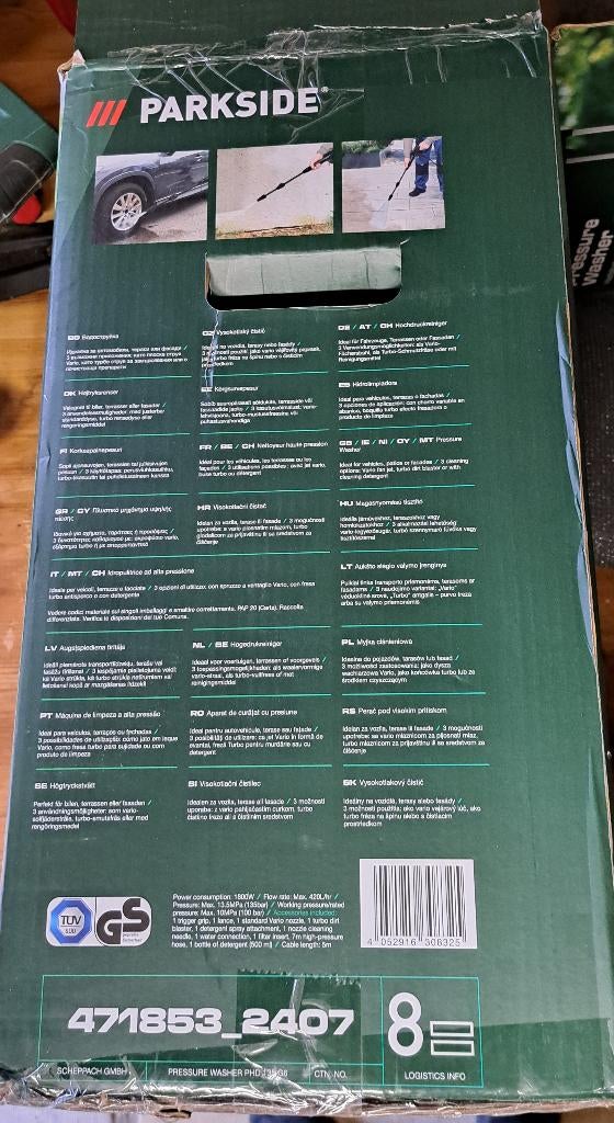 hogedruk reiniger, Tuin en Terras, Ophalen, Zo goed als nieuw, Elektrisch, Parkside