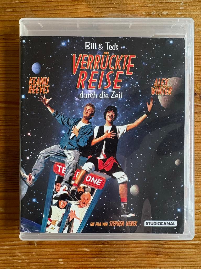 Bluray: Bill & Ted's Verrückte Reise (DE subs), Ophalen of Verzenden, Gebruikt