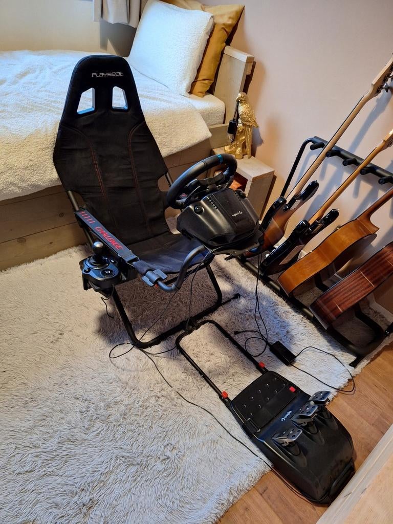 Playseat challenge + logitech g29 + schakelpook, Ophalen, Zo goed als nieuw, Playseat of Racestoel, PlayStation 4