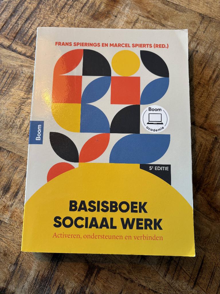 Basisboek sociaal werk - Druk 5, Boeken, Ophalen of Verzenden, Beta, Nieuw, HBO