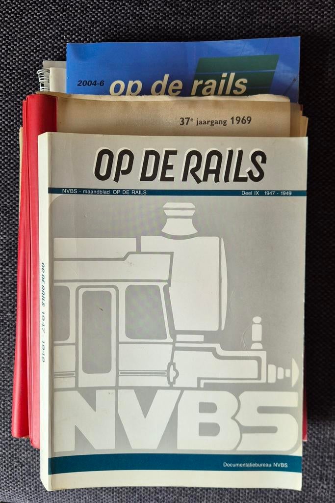 Oude NVBS Op de Rails tijdschriften, Ophalen of Verzenden, Gelezen, Diverse auteurs, Trein