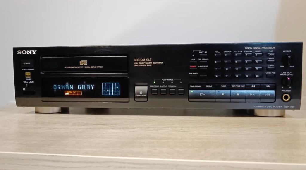 Sony CDP 997 CD Speler, Audio, Tv en Foto, Cd-spelers, Ophalen of Verzenden, Gebruikt, Overige merken