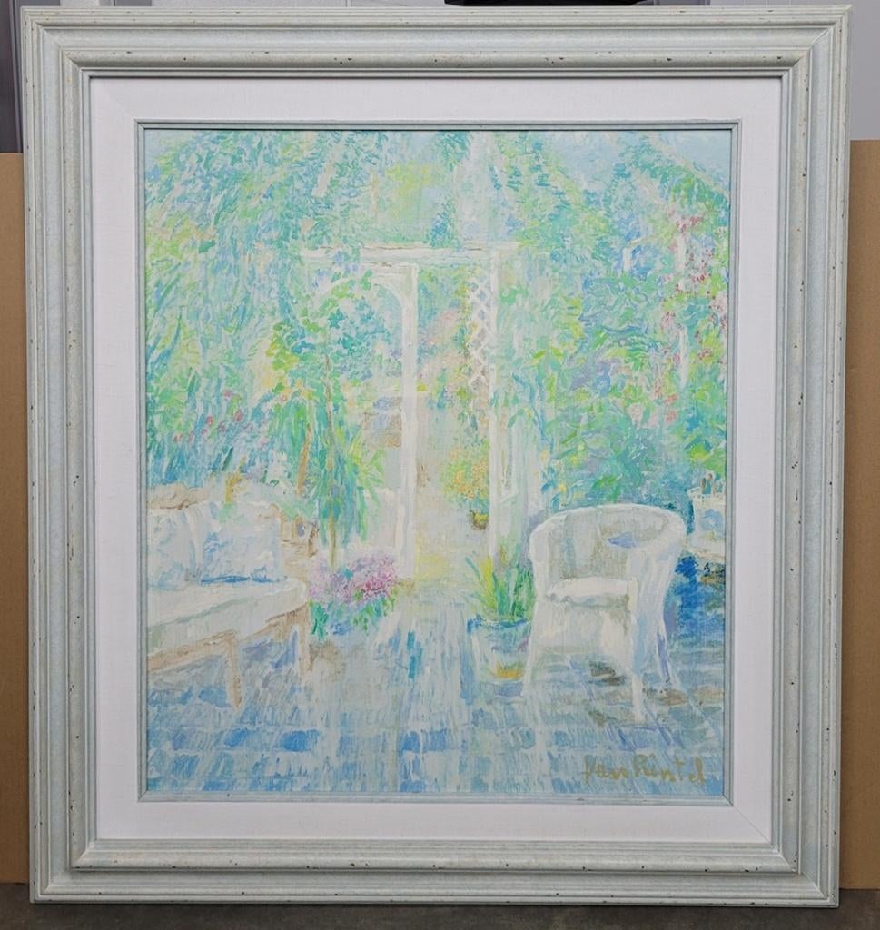 Theo VAN RINTEL, een zomers tuinterras, Ophalen