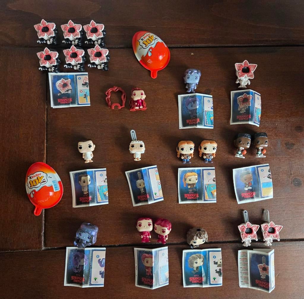 Stranger things kinder joy funko figuren, Verzamelen, Ophalen of Verzenden, Zo goed als nieuw