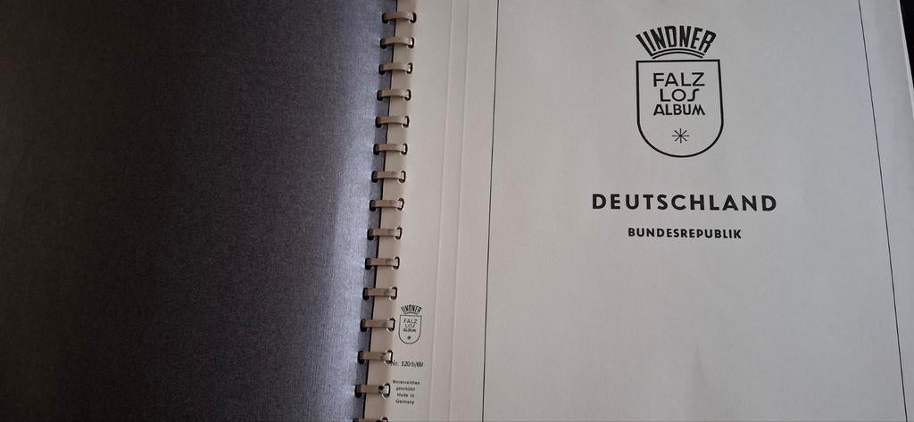 Lindner postzegelalbum Deutschland Bundesrepublik 1970-1979., Postzegels en Munten, Ophalen, BRD