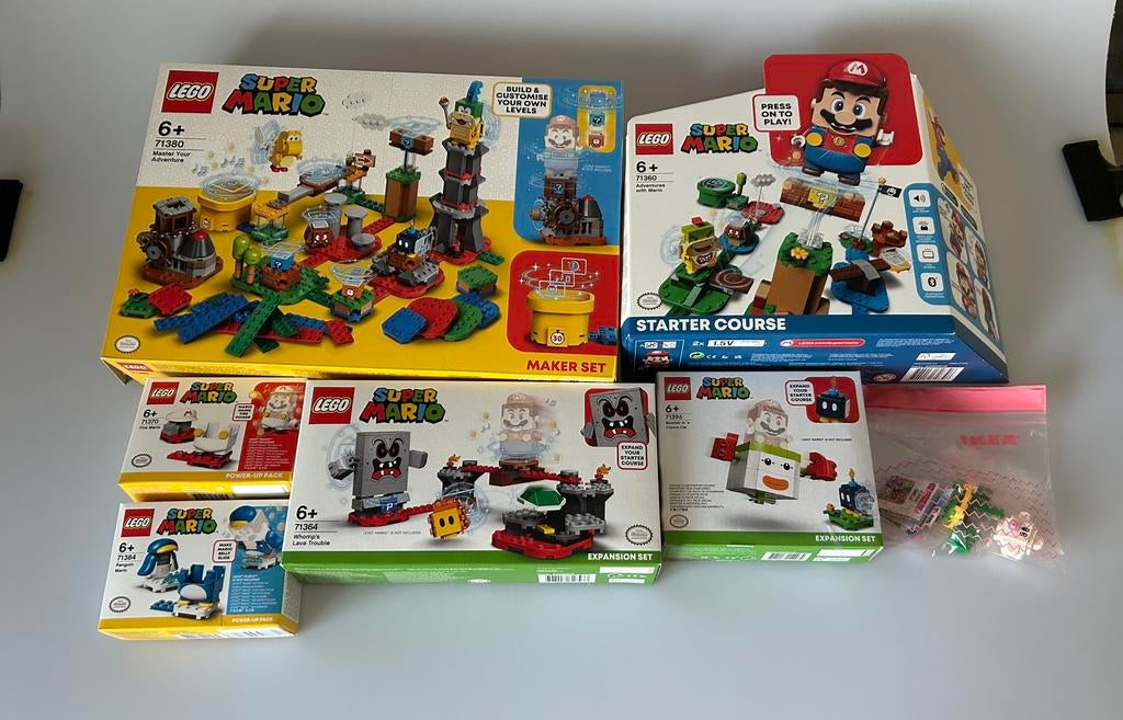Super Mario Lego, Ophalen of Verzenden, Zo goed als nieuw, Complete set, Lego
