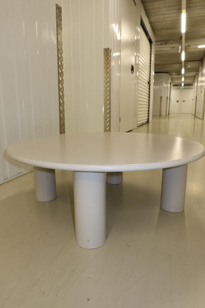 Ronde bijzettafel Ø80 cm – KARWEI Oskar, Ophalen, Zo goed als nieuw, Rond, 75 cm of meer