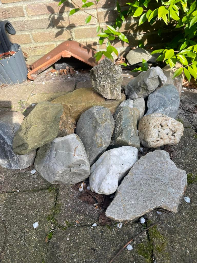 Gratis maaskeienen rivierstenen, Tuin en Terras, Grind, Keien en Split, Ophalen, Overige materialen, Gebruikt, Kei