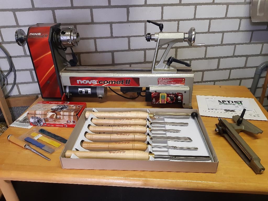 houtdraaibank, Hobby en Vrije tijd, Ophalen, Zo goed als nieuw