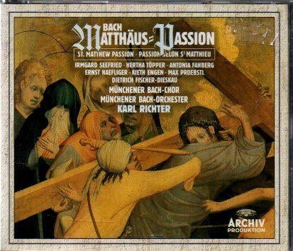Bach: Matthäus-Passion / Karl Richter -3cds, Ophalen of Verzenden, Barok, Zo goed als nieuw, Vocaal