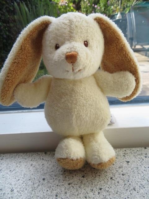 Konijntje merk Anna Club Plush met rammeltje in lijf, Ophalen of Verzenden, Zo goed als nieuw, Konijn