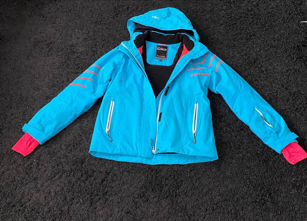 CMP dames ski-jas XS met windvangers en capuchon, Ophalen, Zo goed als nieuw, Maat 34 (XS) of kleiner, Jack