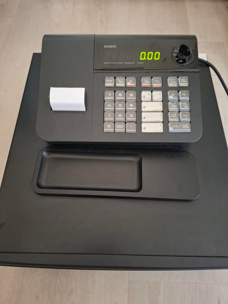 Casio Elektronische Kassa met Geldlade, Verzamelen, Elektronische Apparatuur, Ophalen of Verzenden