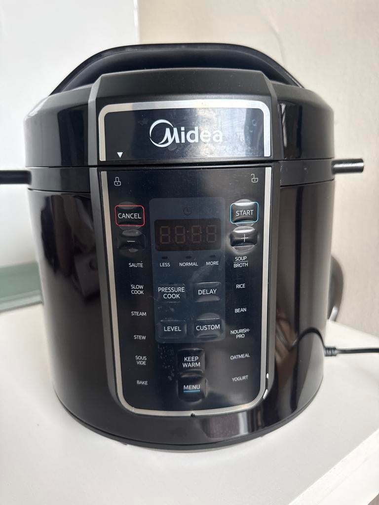 Midea elektrische snelkookpan - electric pressure cooker, Ophalen of Verzenden, Gebruikt