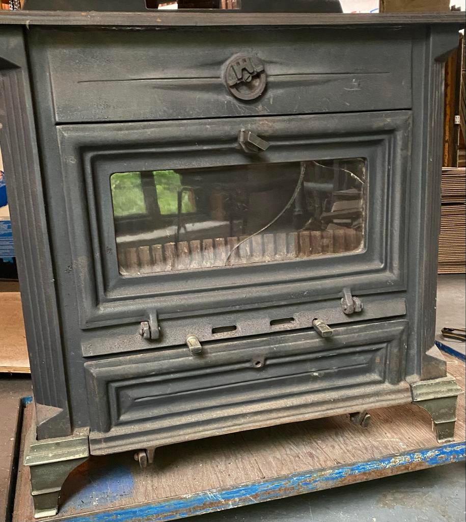 Houtkachel opknapper, Huis en Inrichting, Kachels, Ophalen, Gebruikt, Houtkachel, Vrijstaand