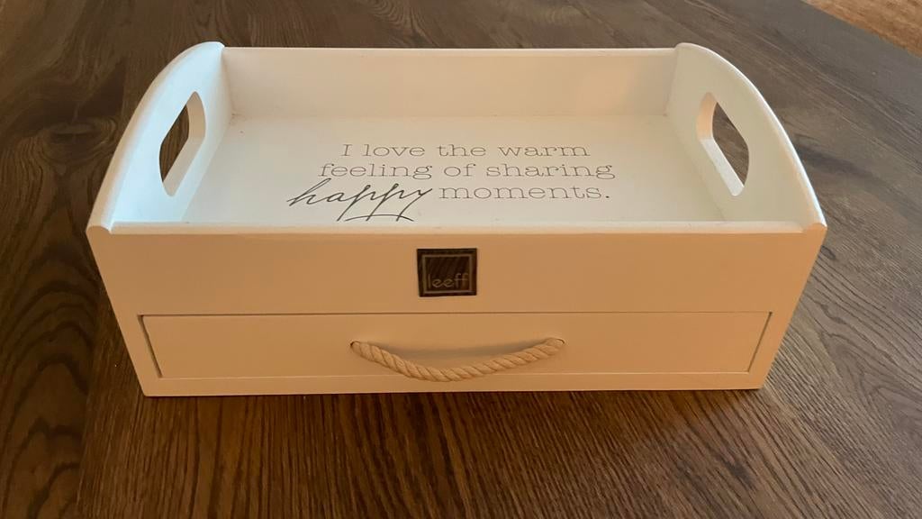 Dienblad van Leeff, vaste prijs € 15, Huis en Inrichting, Woonaccessoires | Dienbladen, Ophalen, Zo goed als nieuw, Rechthoekig