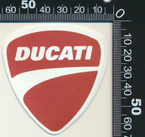 Sticker: Ducati, Verzamelen, Ophalen of Verzenden, Zo goed als nieuw, Auto of Motor