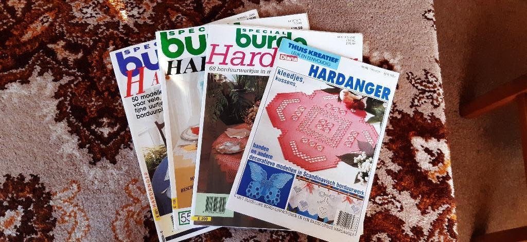 Hardanger, Burda special, jaren 90, borduren, Hobby en Vrije tijd, Ophalen of Verzenden, Gebruikt, Handborduren, Overige typen