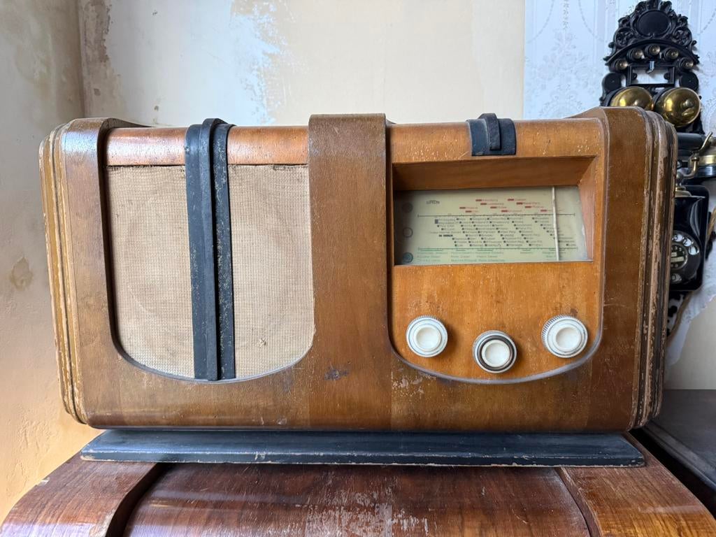 Art deco vintage Buizenradio 1930, Ophalen of Verzenden