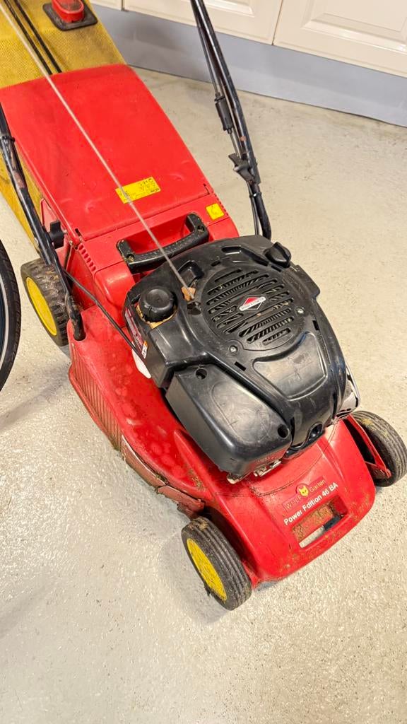 Grasmaaier wolf, Cirkelmaaier, Gebruikt, Elektrische grasmaaier, Ophalen of Verzenden