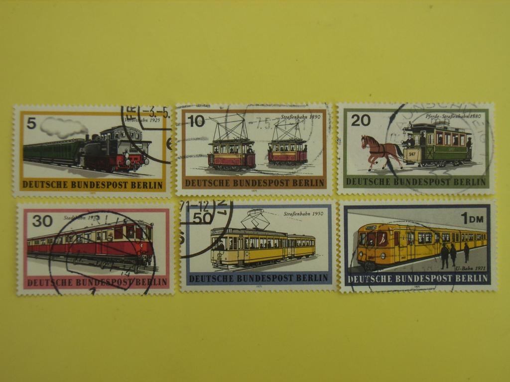 4   Berlijn 379-384, Ophalen of Verzenden, Overige periodes, Gestempeld