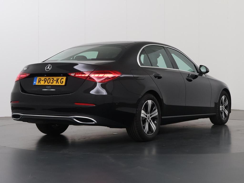 Mercedes-Benz C-klasse 180 Luxury Line | Keyless Go | Stoelv, Auto's, 4 cilinders, Zwart, Bedrijf, 170 pk