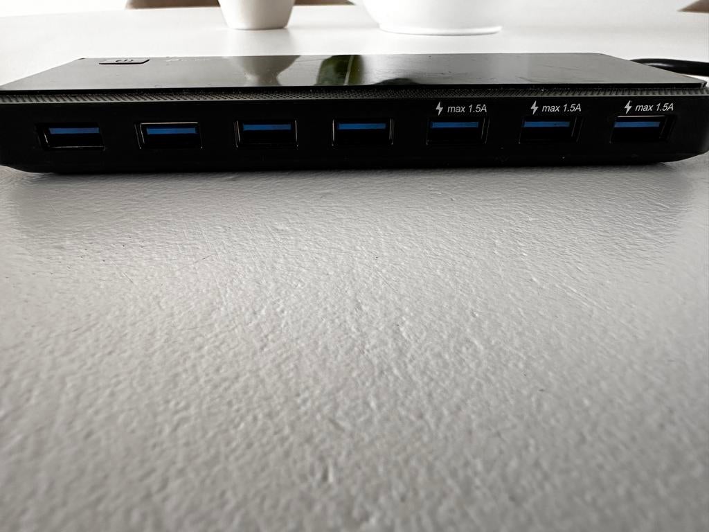 TP-Link USB 3.0 7-poorts hub (UH700), Computers en Software, Ophalen of Verzenden, Gebruikt