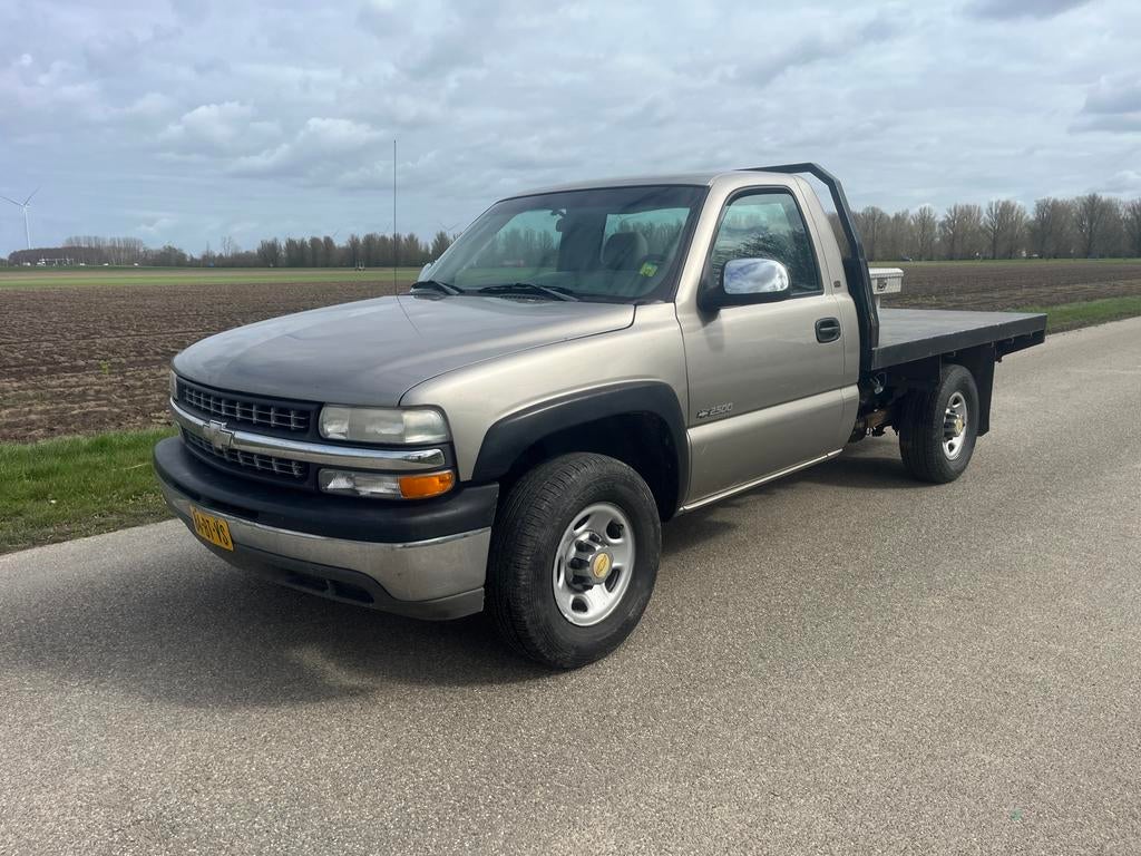 Chevrolet silverado 2500 Flatbed, Auto's, Automaat, Achterwielaandrijving, 2326 kg, Beige