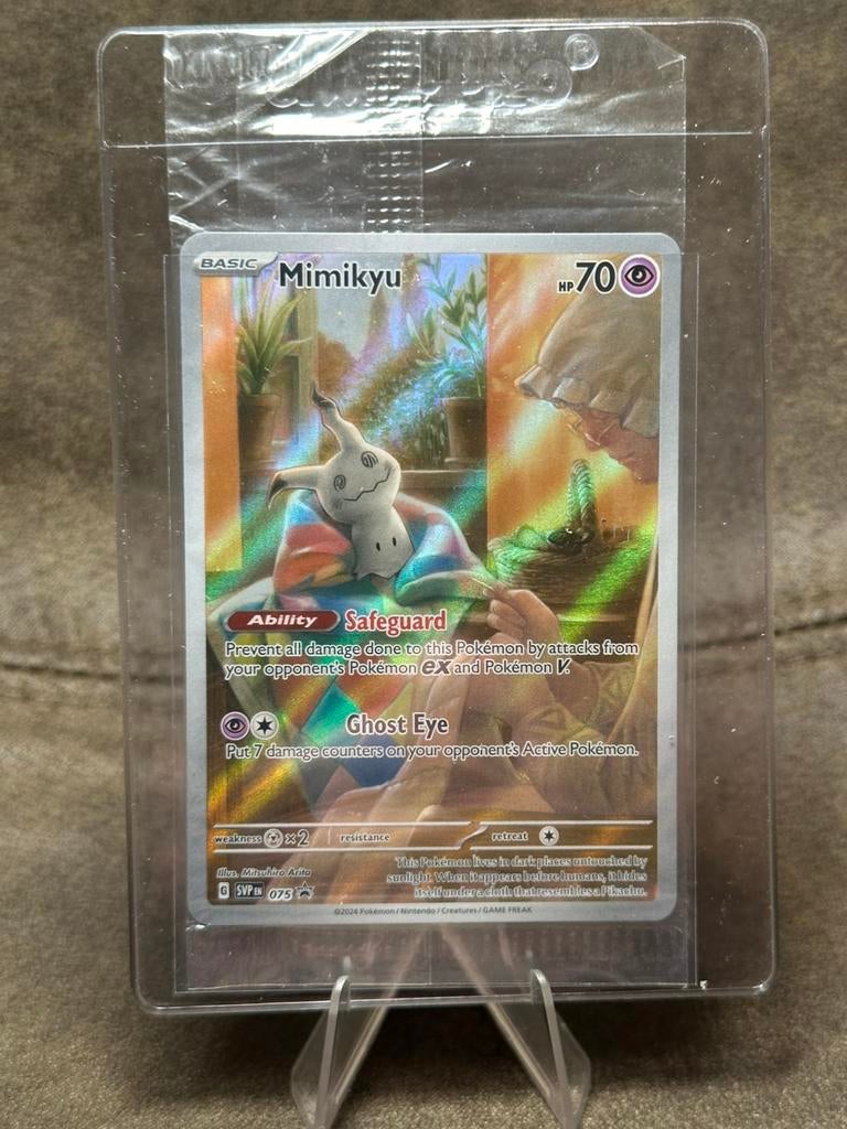 Mimikyu #75 075 SVP Sealed (Pokemon Promo) 34, Ophalen of Verzenden, Zo goed als nieuw