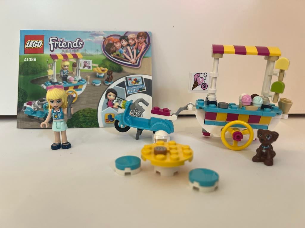 Lego Friends ijskar 41389, Kinderen en Baby's, Speelgoed | Duplo en Lego, Zo goed als nieuw, Lego, Complete set, Inclusief instructies