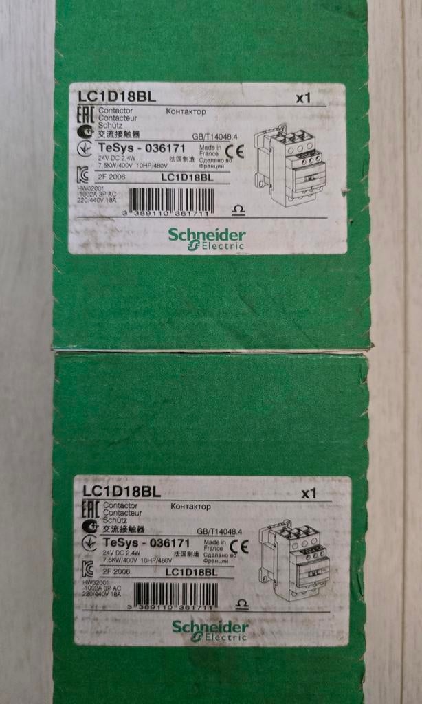 Schneider TeSys contactors-schakelmateriaal NIEUW !, Ophalen of Verzenden, Nieuw